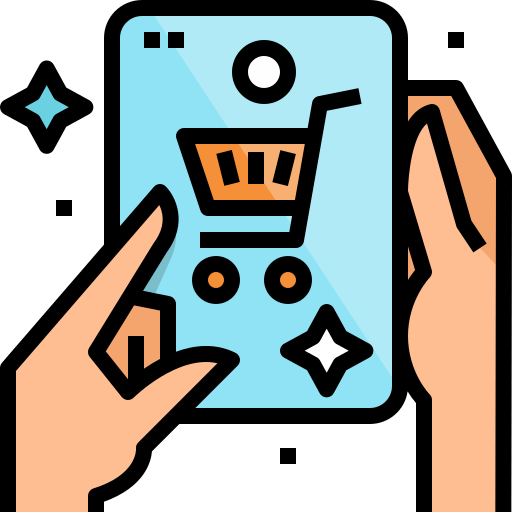 Mobile phone in basket